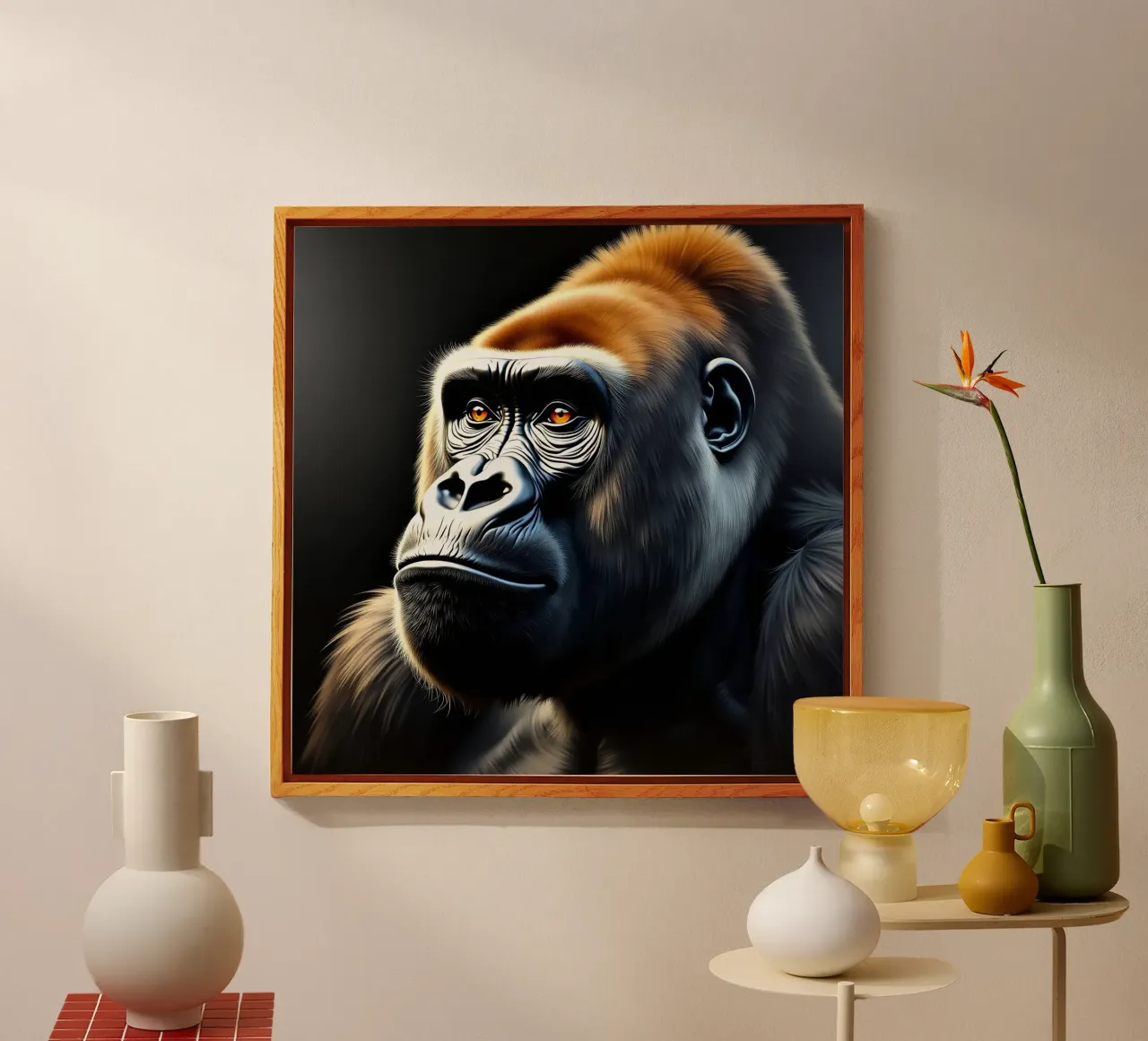 Gorilla_1 plexiglass da Tierisch bunt by LK