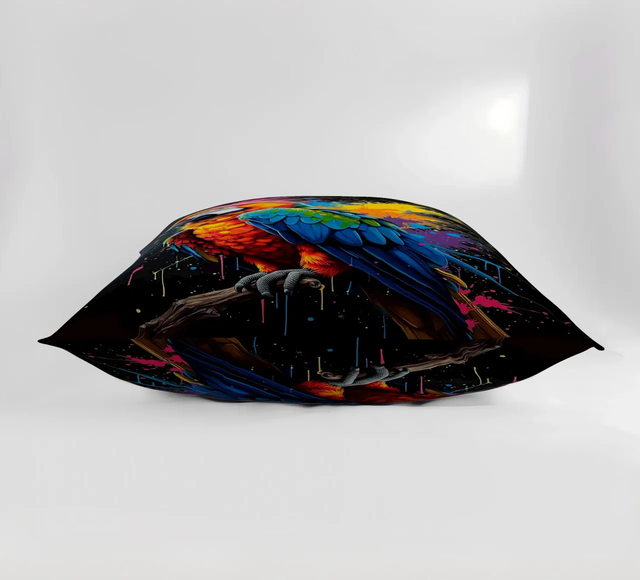 Papagei_1 cuscino da Tierisch bunt by LK