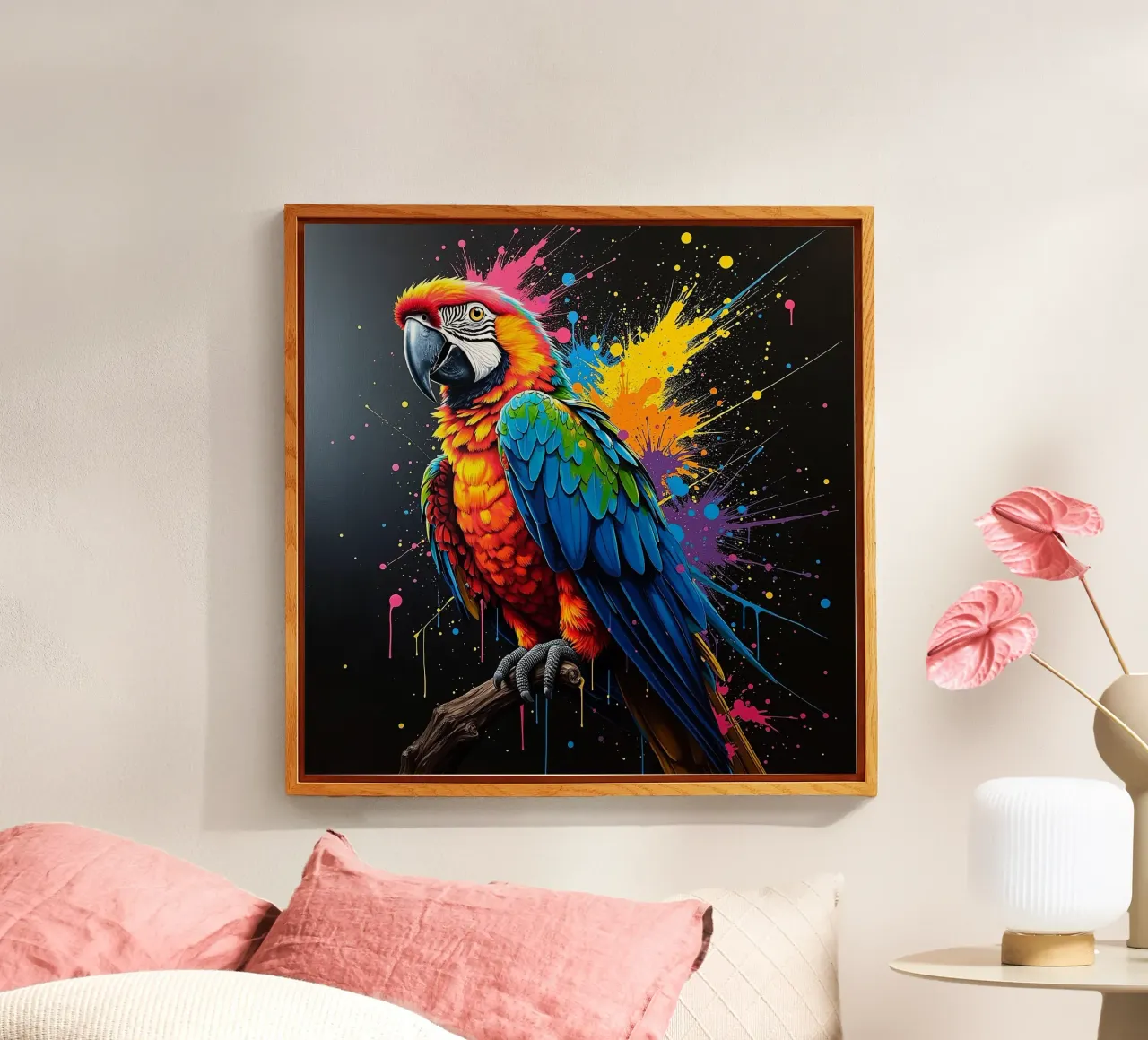 Papagei_1 plexiglass da Tierisch bunt by LK