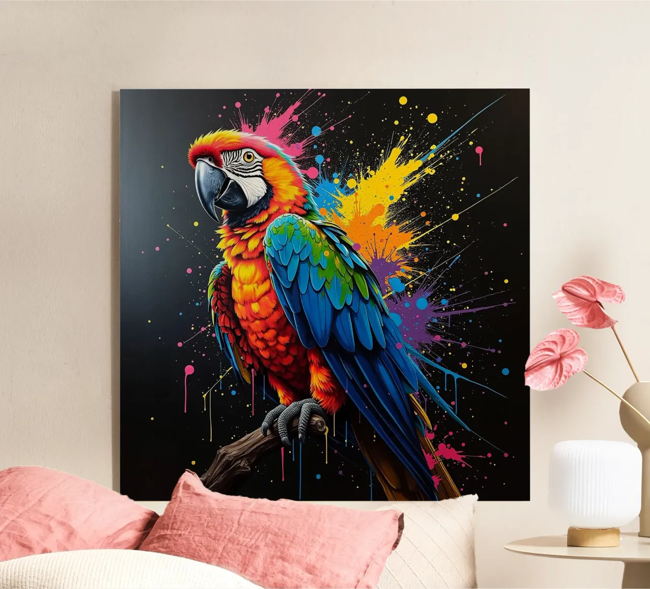 Papagei_1 plexiglass da Tierisch bunt by LK