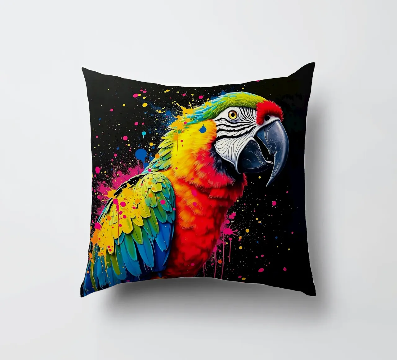Pappagallo_2 cuscino da Tierisch bunt by LK