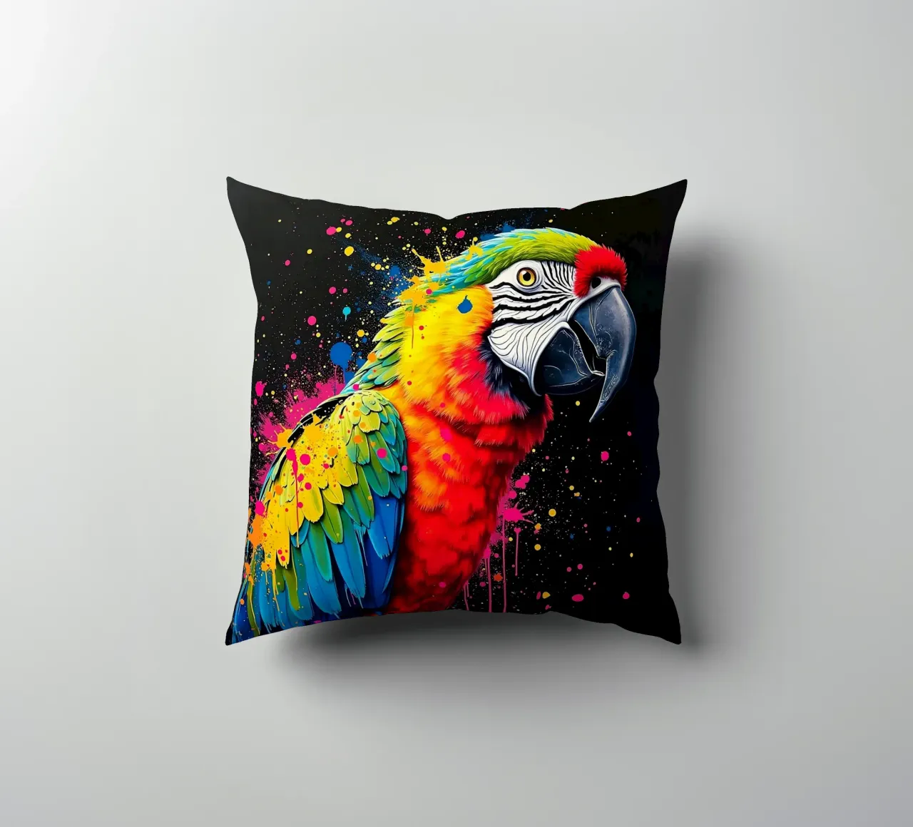 Pappagallo_2 cuscino da Tierisch bunt by LK