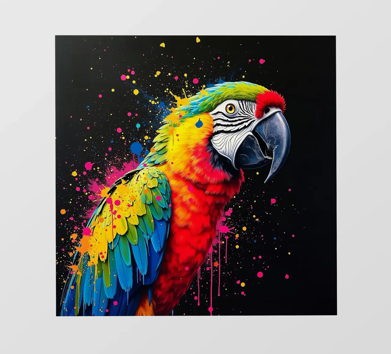 Pappagallo_2 telo in pvc da Tierisch bunt by LK