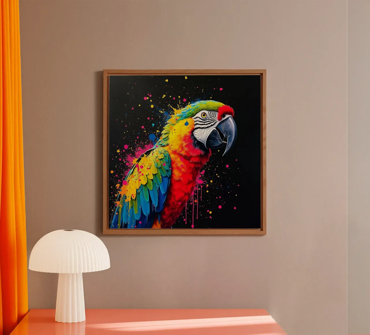 Pappagallo_2 alluminio dibond da Tierisch bunt by LK