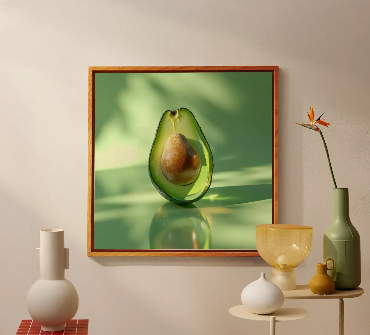 Avocado acryl van Farb- und Blütenzauber by LK