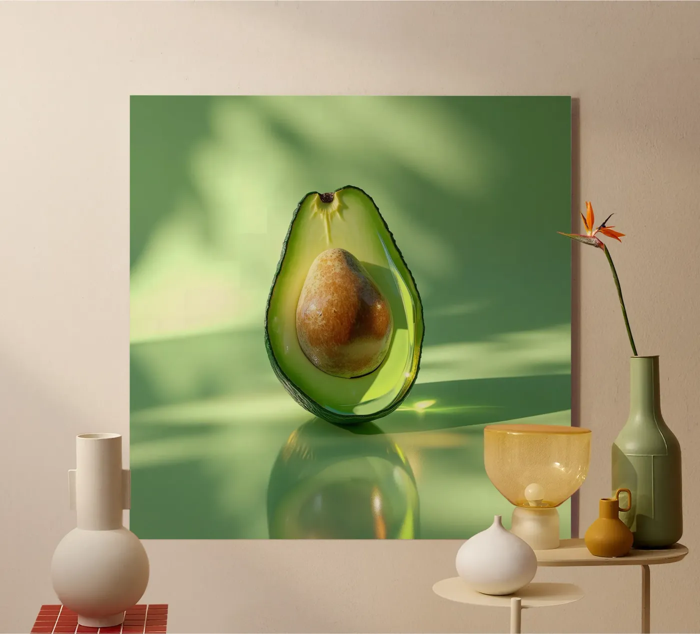 Avocado acryl van Farb- und Blütenzauber by LK
