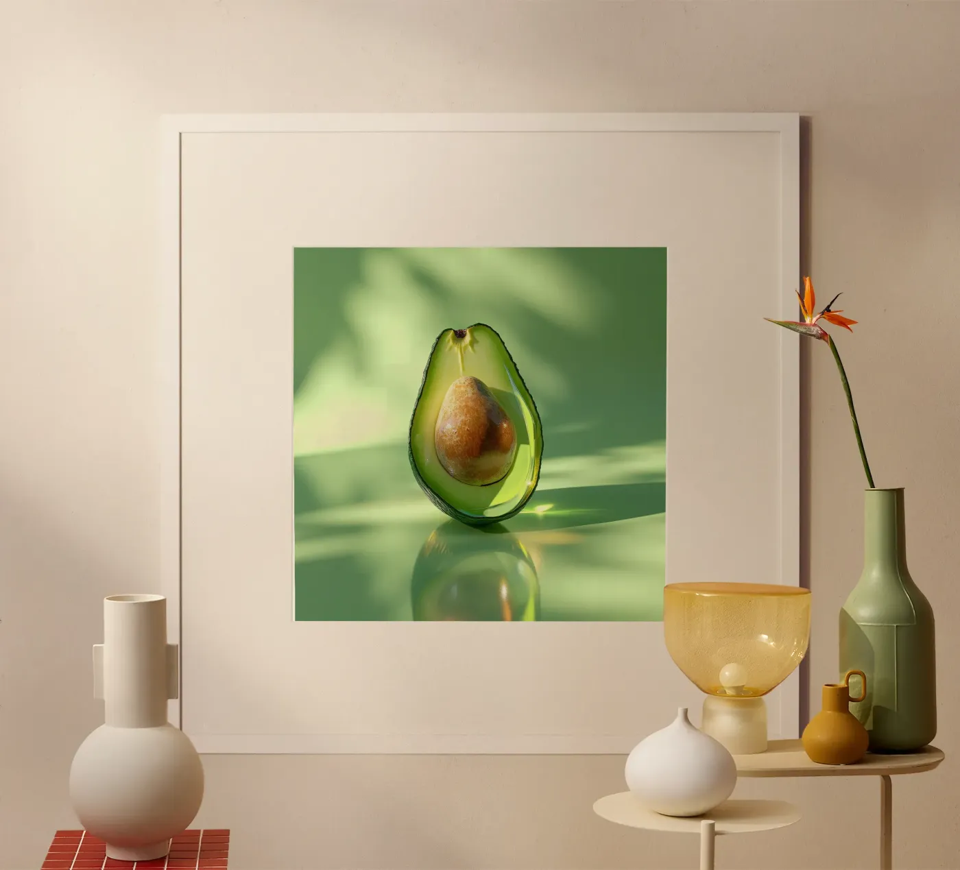 Avocado Poster von Farb- und Blütenzauber by LK