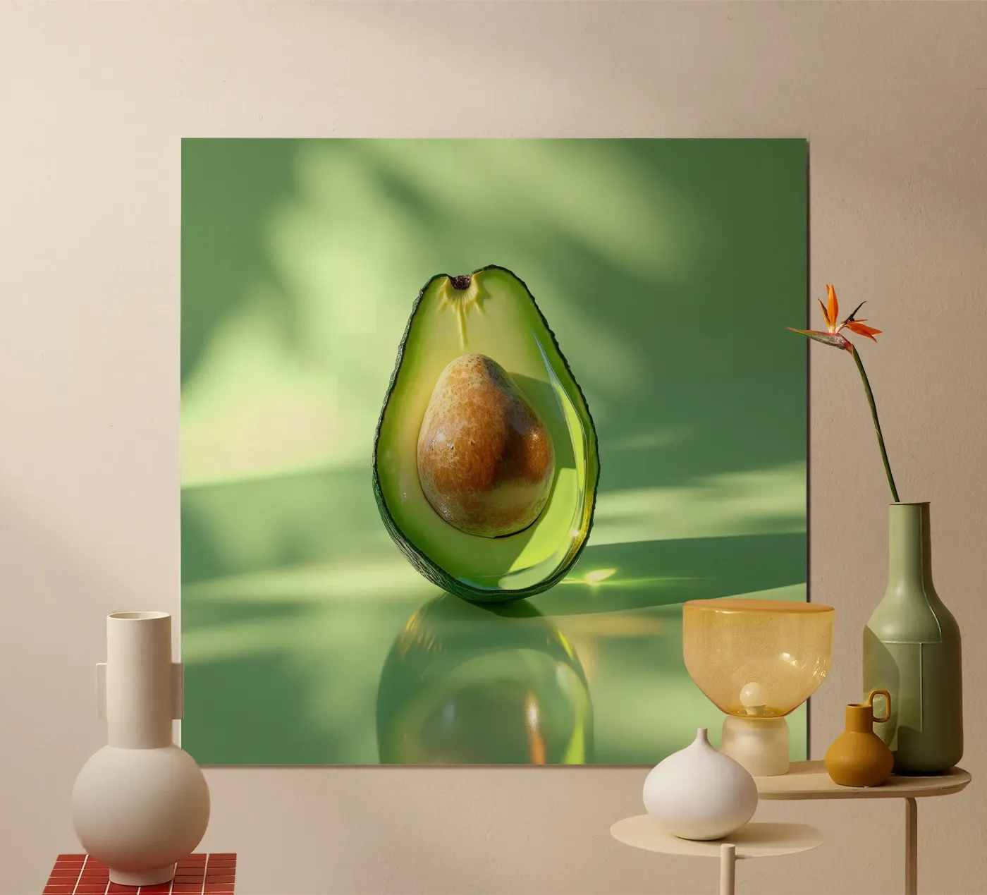 Avocado Poster von Farb- und Blütenzauber by LK