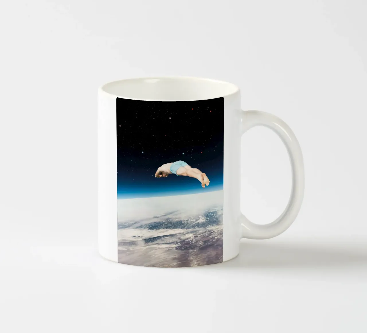 Il sommozzatore cosmico tazza in ceramica da Dapidoka