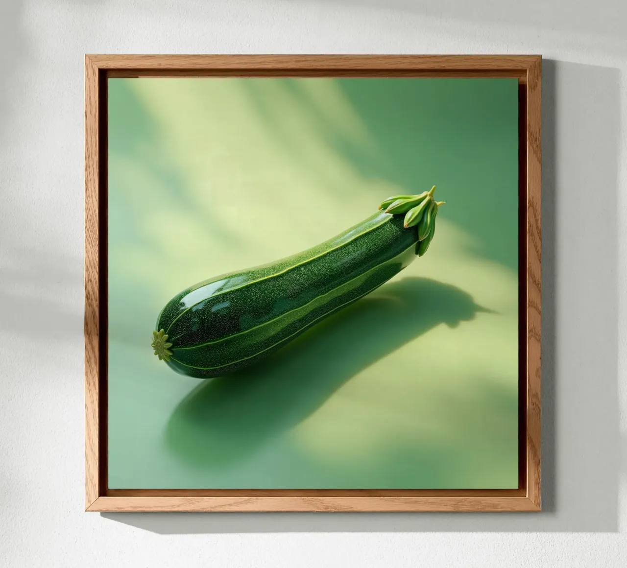 Courgette forex-plaat van Farb- und Blütenzauber by LK