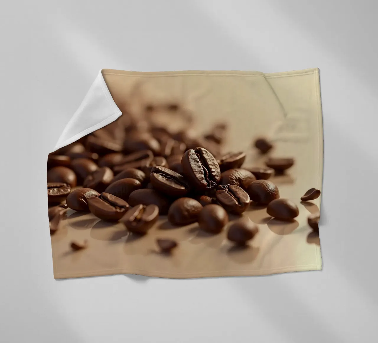 Chicchi di caffè_2 coperta in pile da Farb- und Blütenzauber by LK
