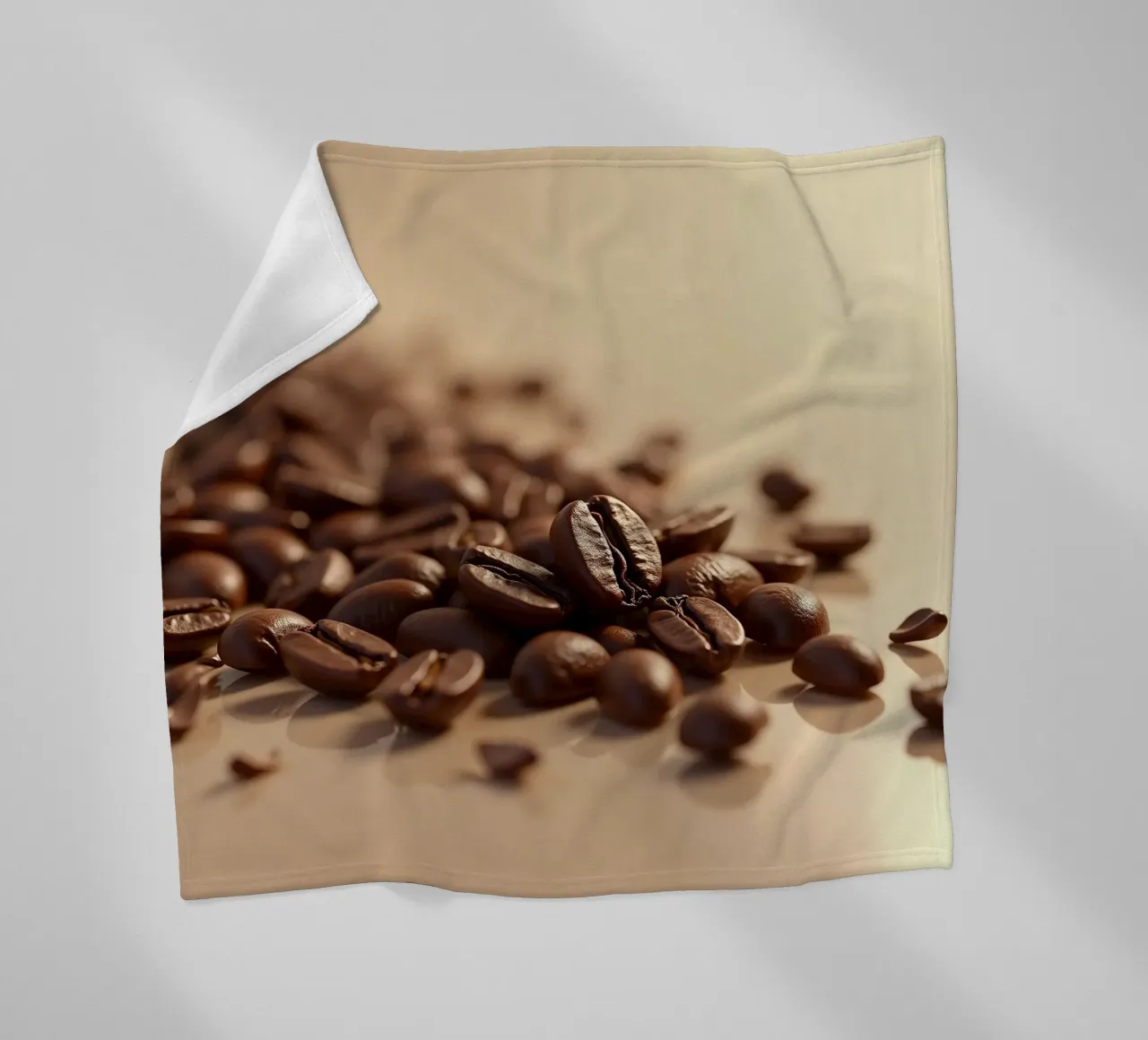 Chicchi di caffè_2 coperta in pile da Farb- und Blütenzauber by LK
