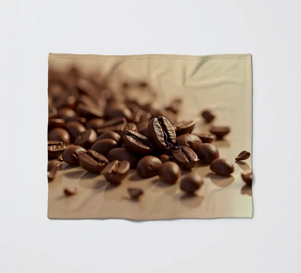 Chicchi di caffè_2 coperta in pile da Farb- und Blütenzauber by LK