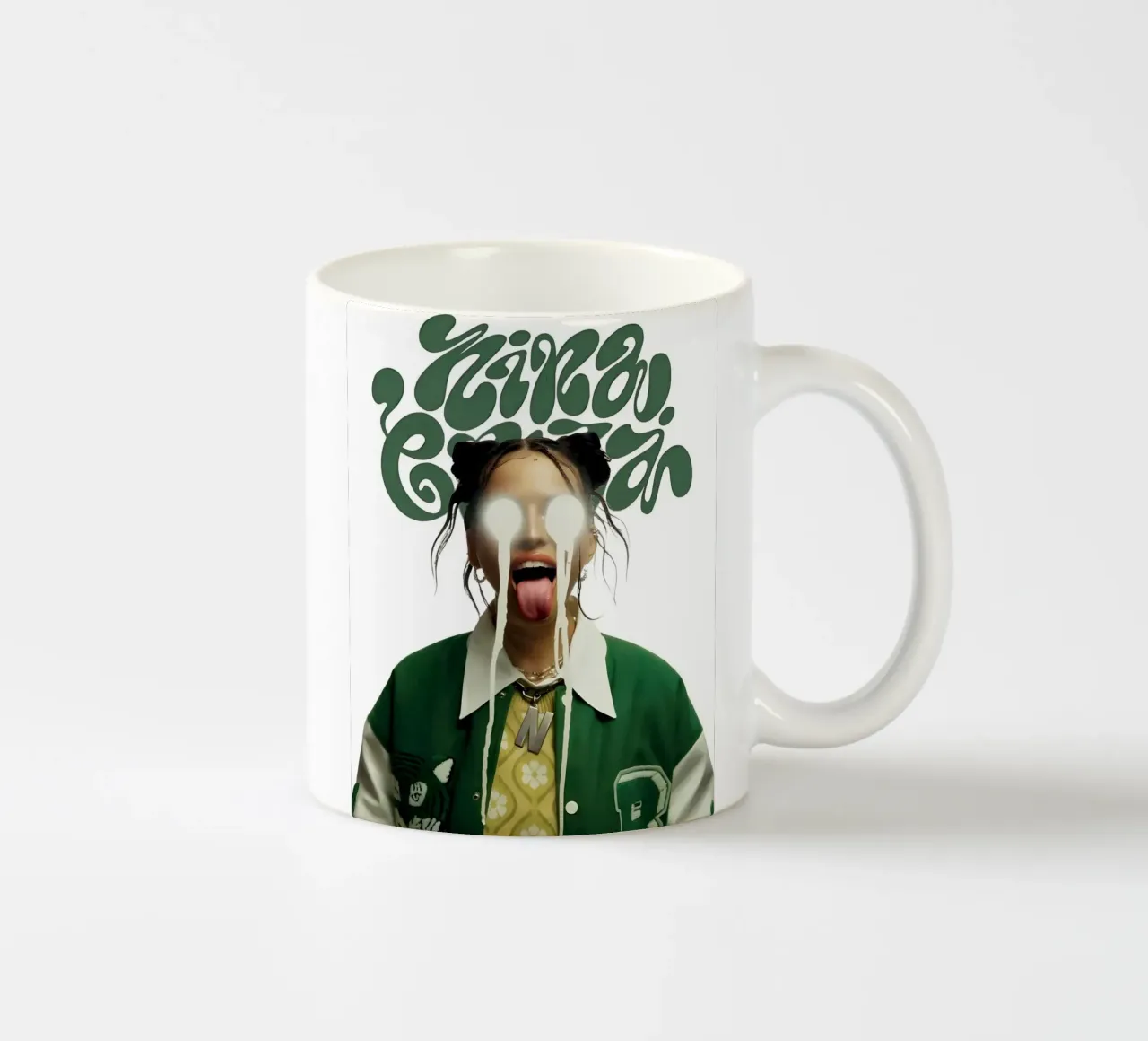 Punto di fusione tazza in ceramica da vintage singer