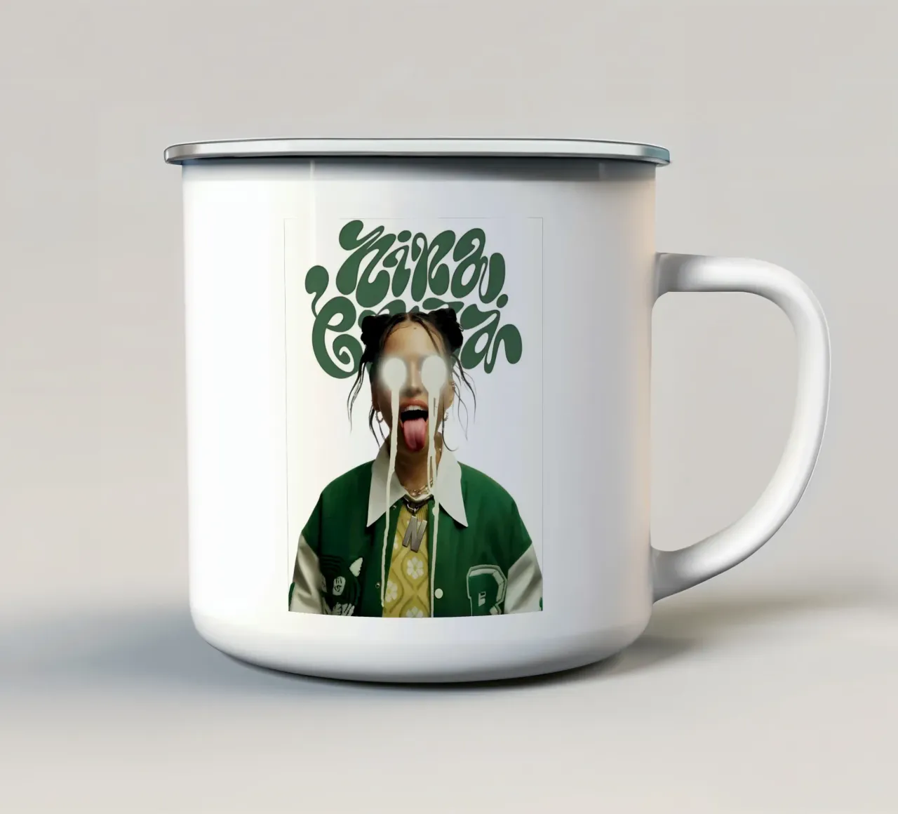 Punto di fusione tazza in smalto da vintage singer