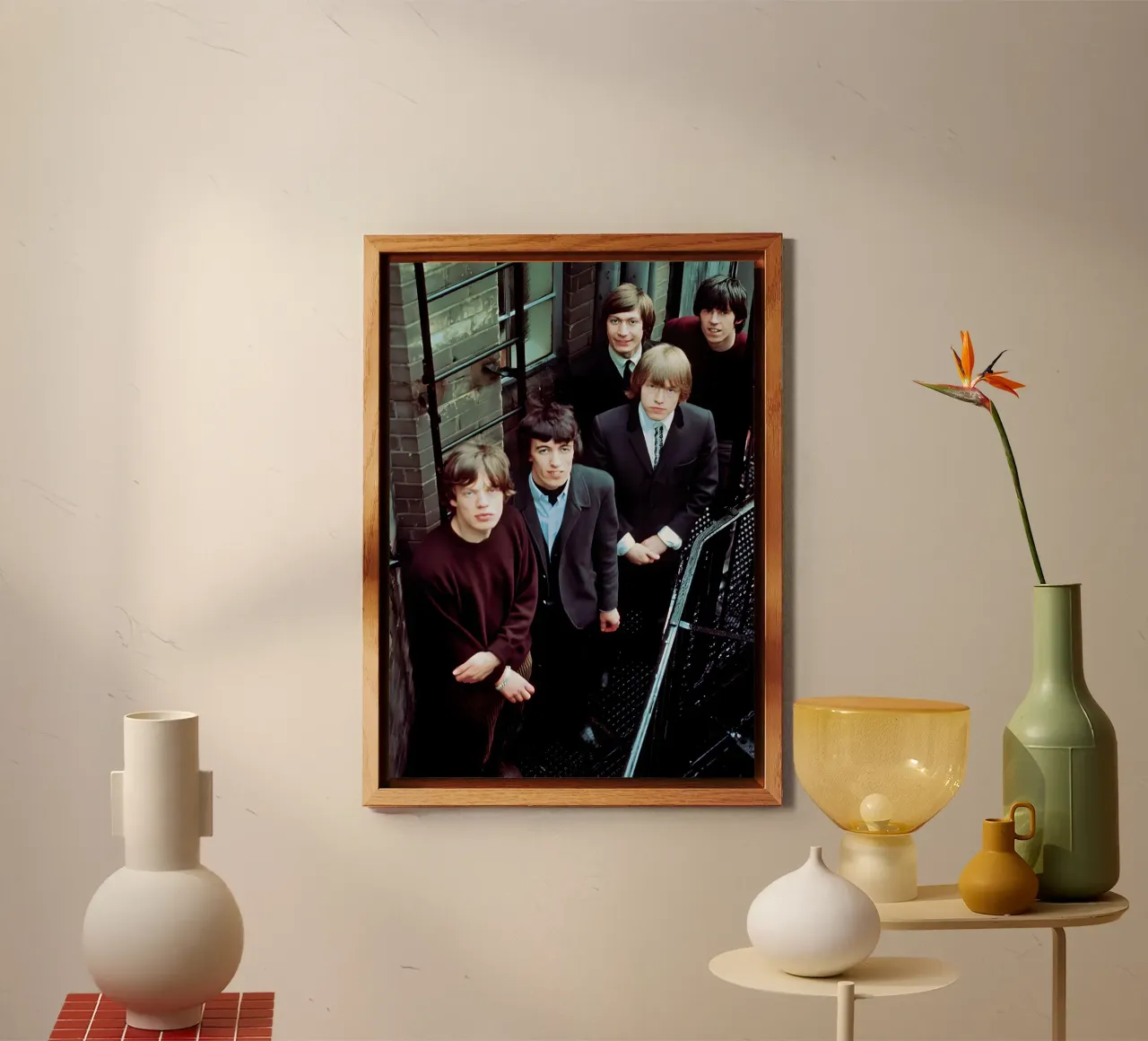 The Rolling Stones alluminio dibond da The Poster Hub