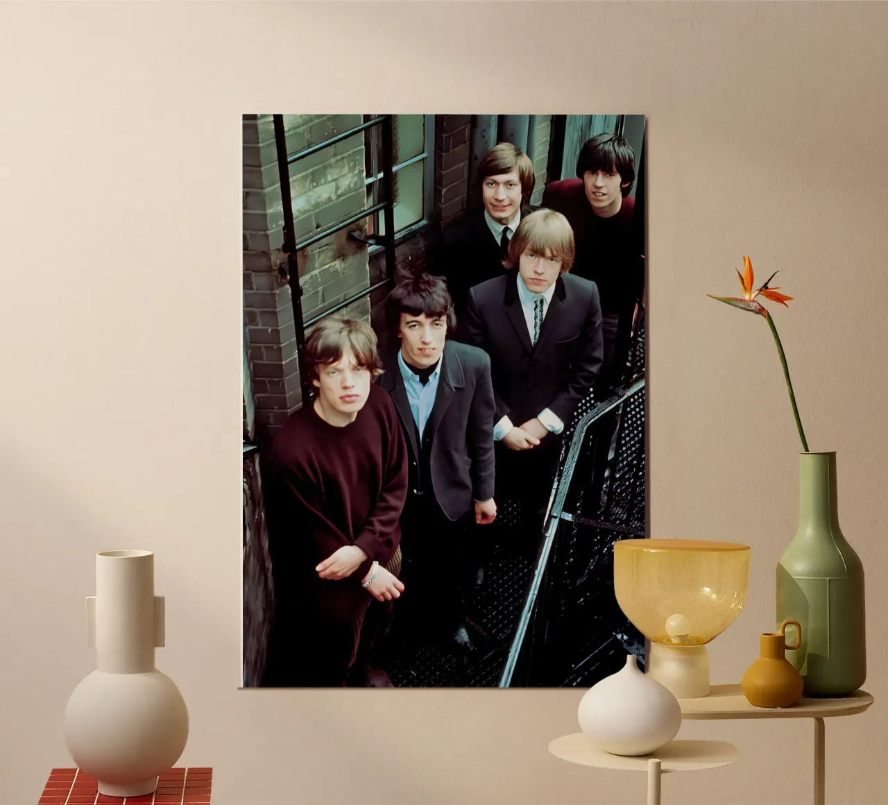 The Rolling Stones alluminio dibond da The Poster Hub