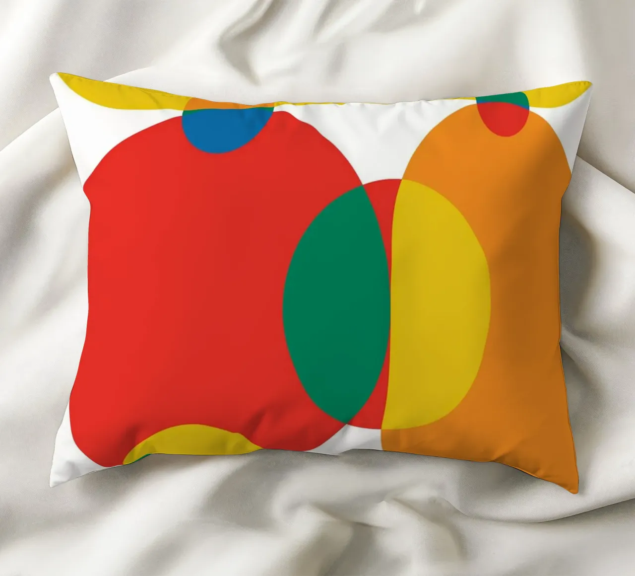 Sovrapposizione Bauhaus in grassetto cuscino da Family Bauhaus Art