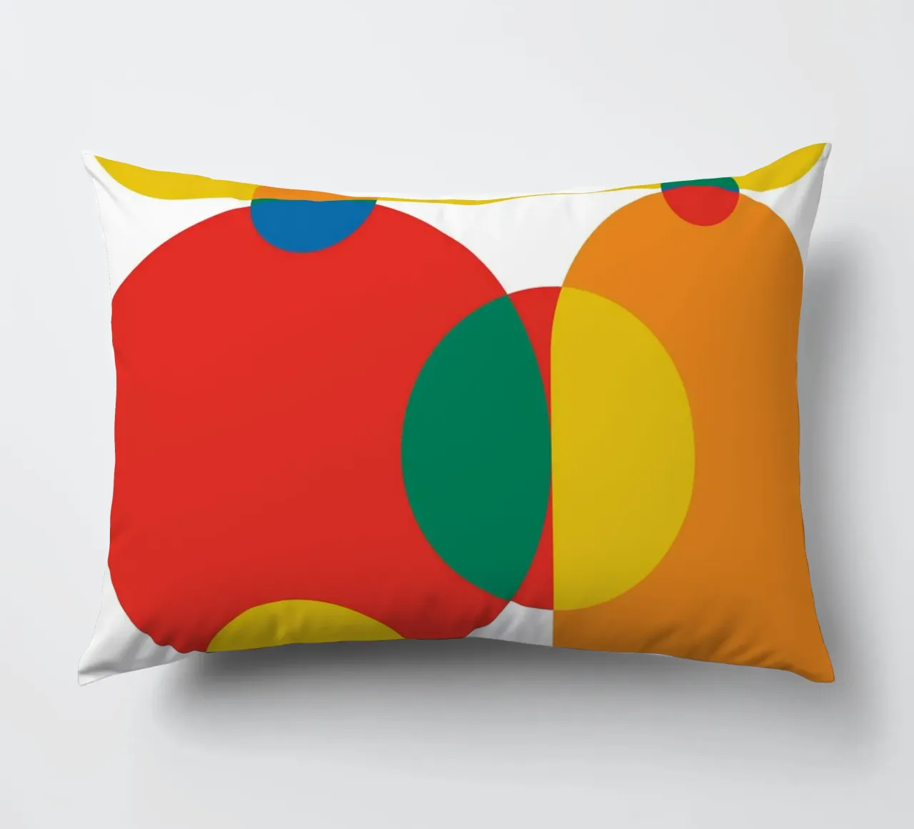 Sovrapposizione Bauhaus in grassetto cuscino da Family Bauhaus Art