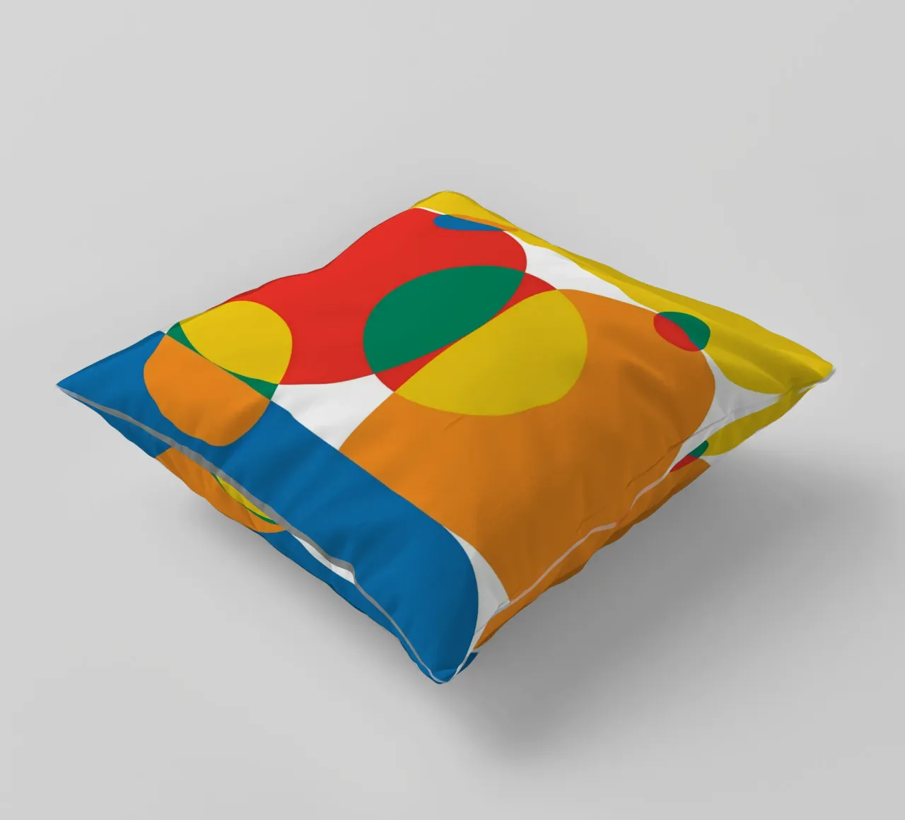 Sovrapposizione Bauhaus in grassetto cuscino da Family Bauhaus Art
