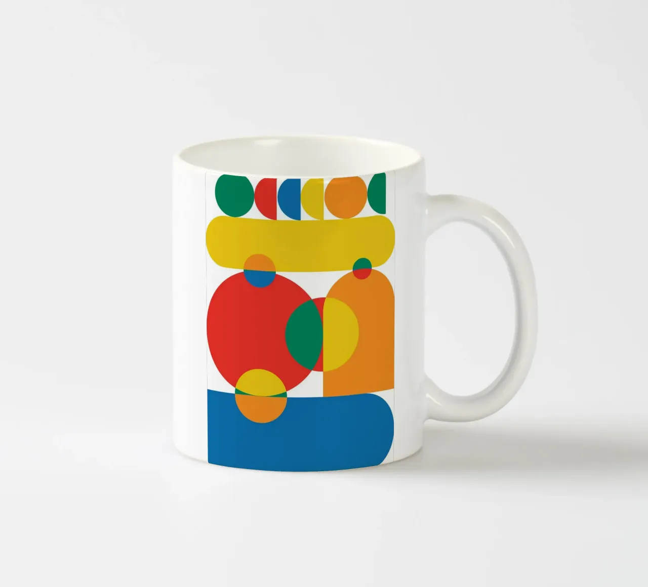 Sovrapposizione Bauhaus in grassetto tazza in ceramica da Family Bauhaus Art