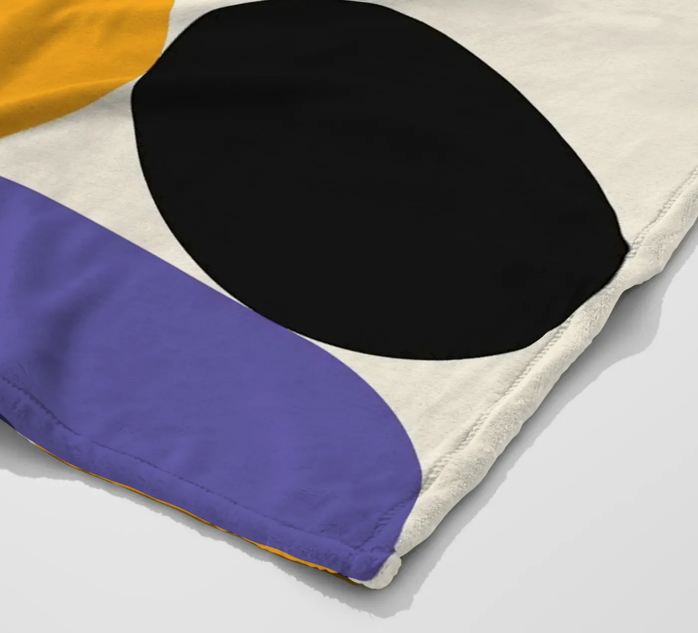 Stack Ball Bauhaus Bold fleece blanket by Family Bauhaus Art