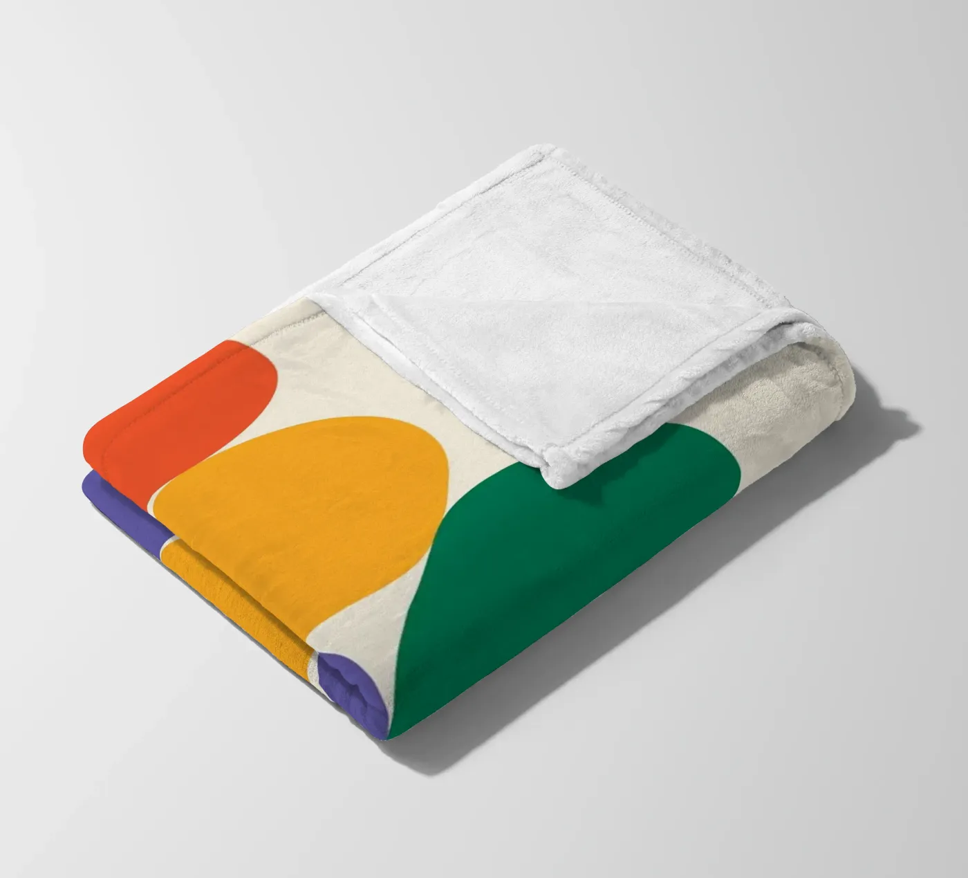Stack Ball Bauhaus Bold fleece blanket by Family Bauhaus Art