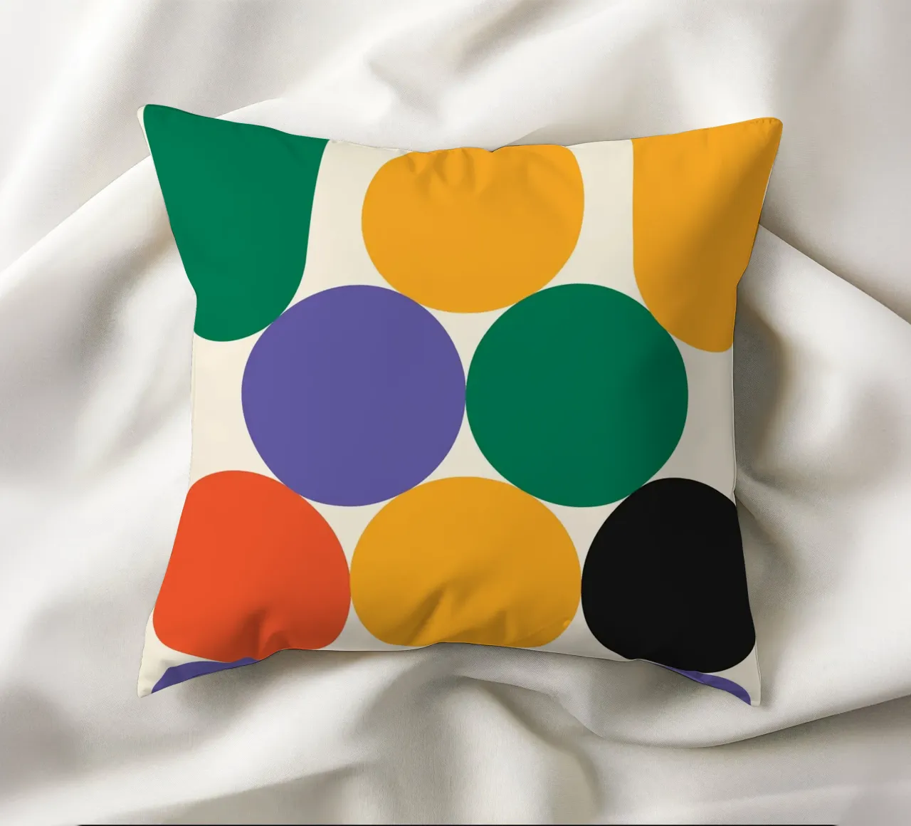 Palla impilata Bauhaus in grassetto cuscino da Family Bauhaus Art