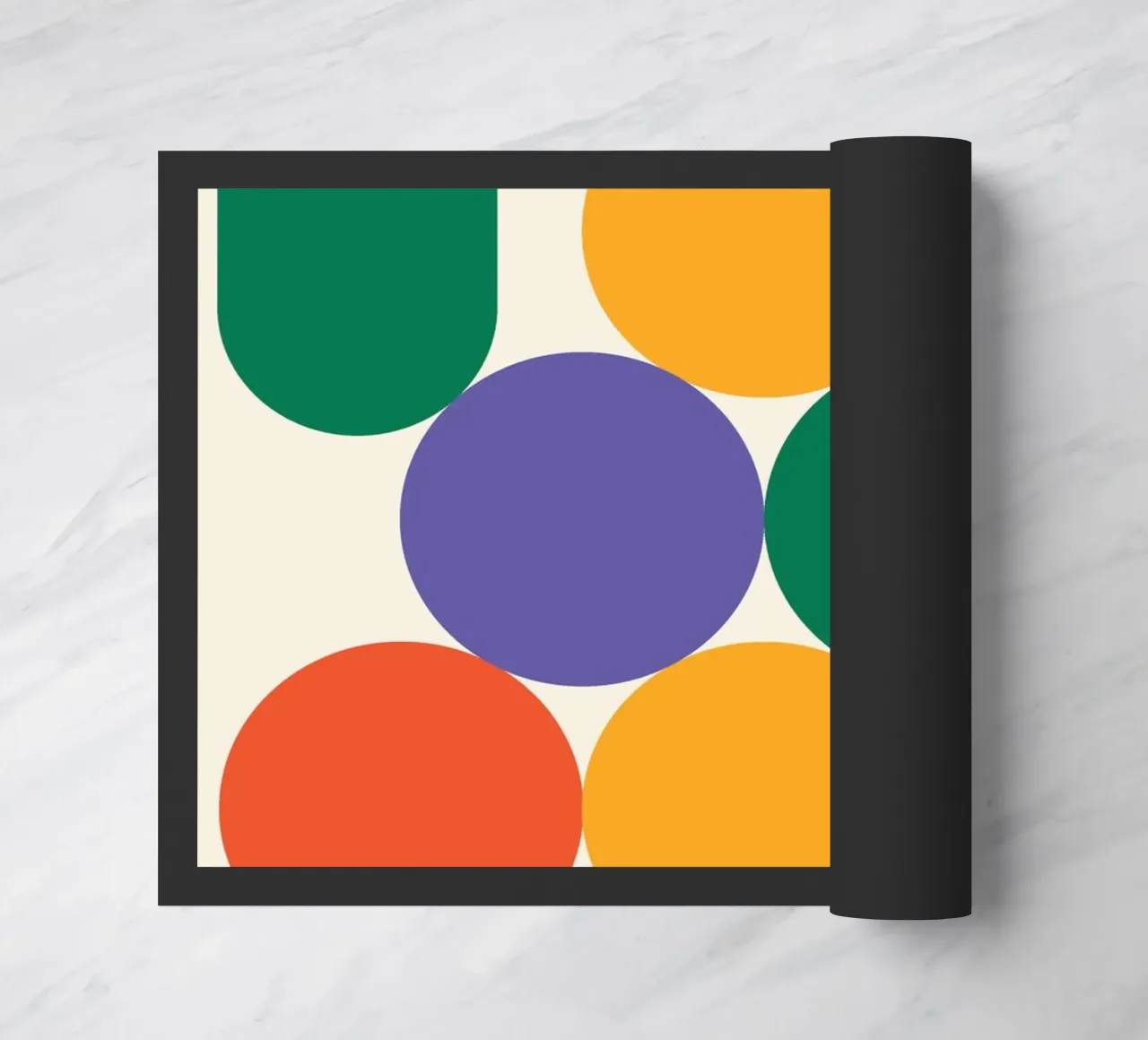 Stack Ball Bauhaus Bold doormat by Family Bauhaus Art