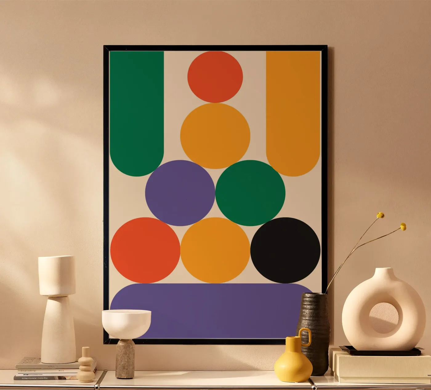 Stack Ball Bauhaus Bold poster by Family Bauhaus Art