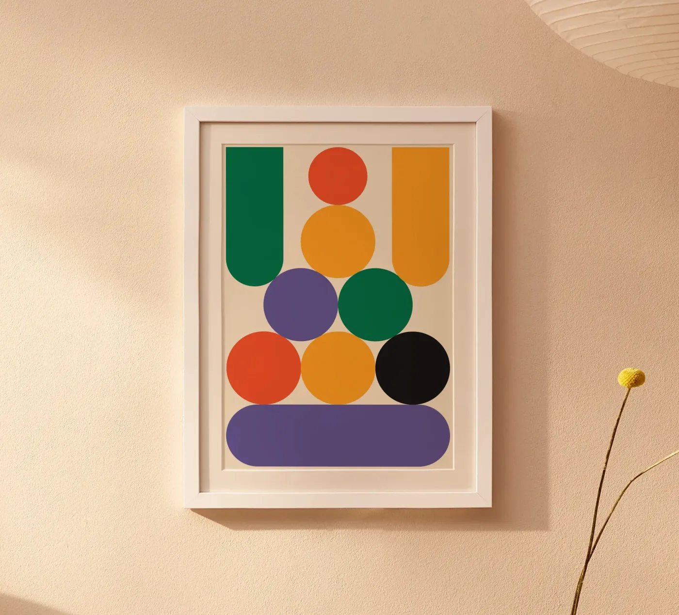 Stack Ball Bauhaus Bold poster by Family Bauhaus Art