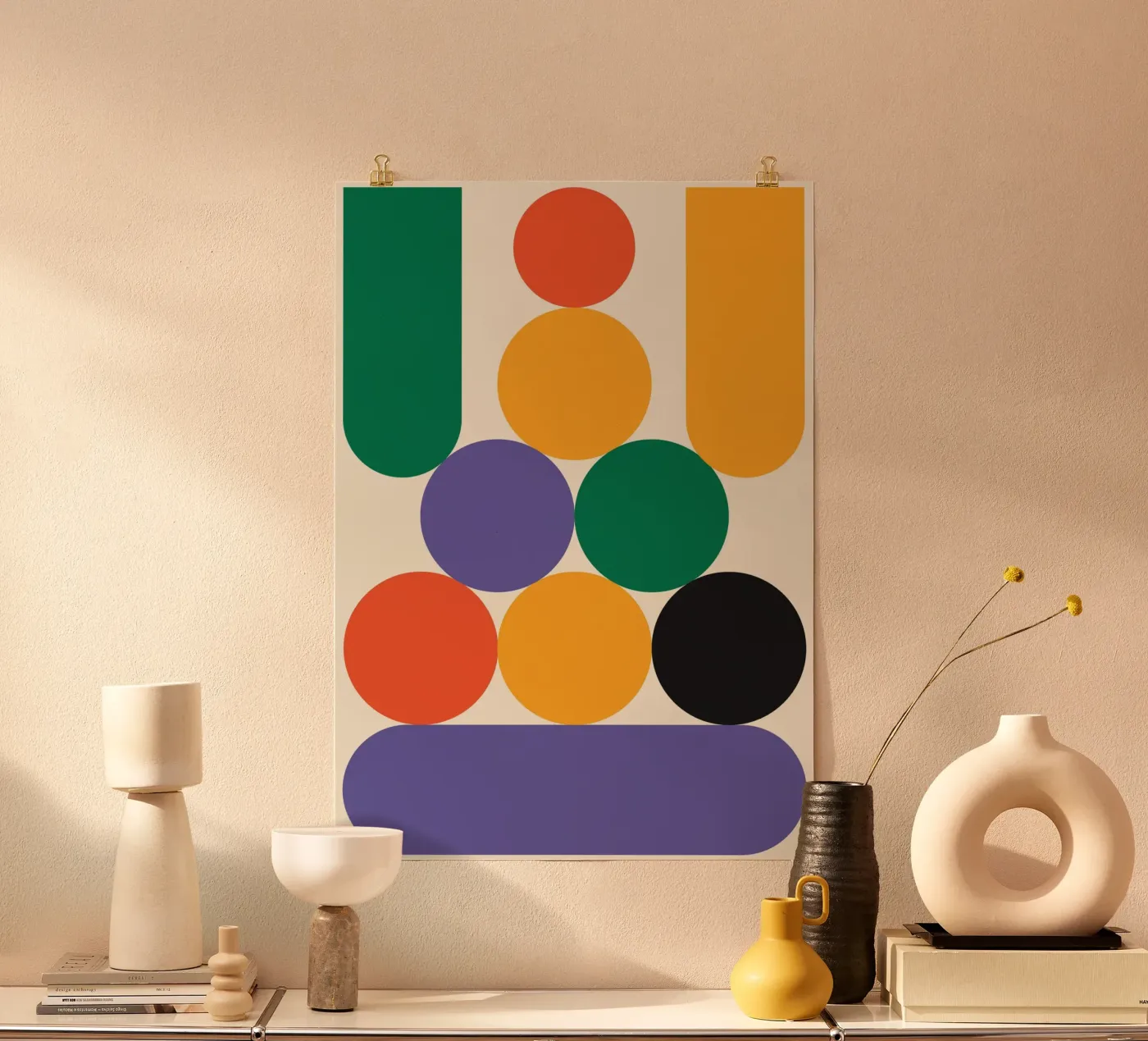Stack Ball Bauhaus Bold poster by Family Bauhaus Art