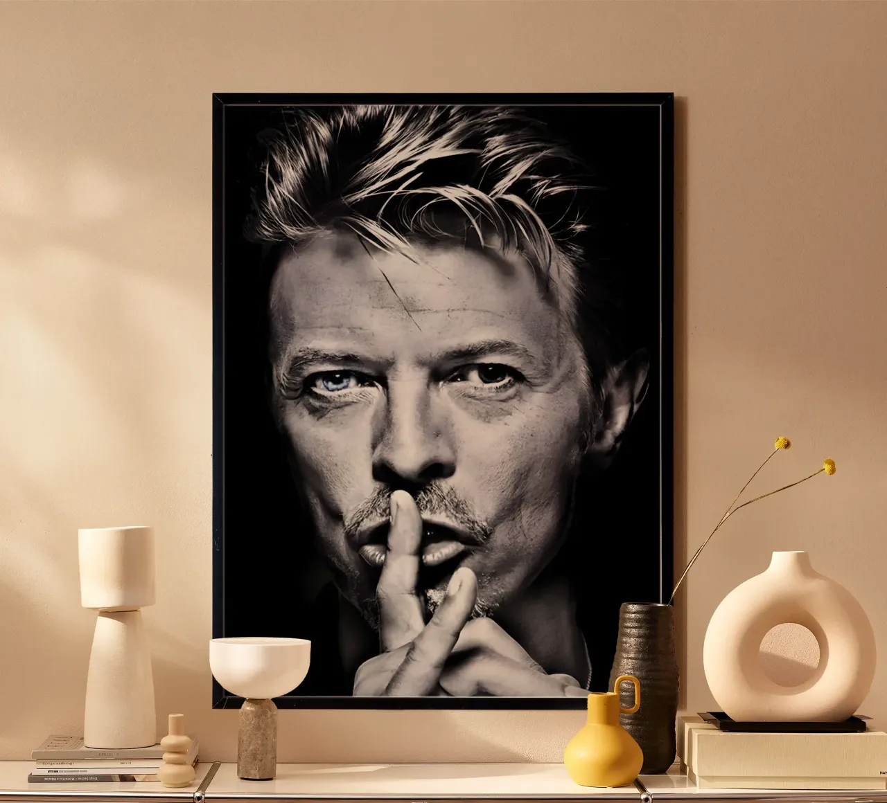 David Bowie carta hahnemühle da Type & Tape