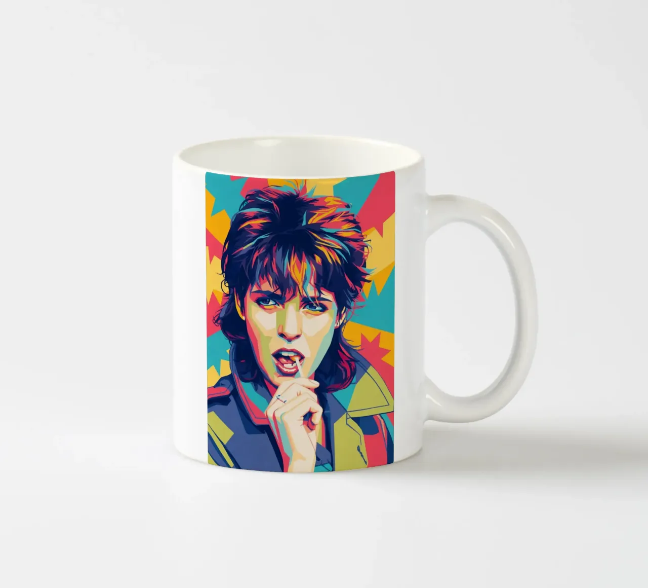 Nena Le Strisce tazza in ceramica da Hantamrata
