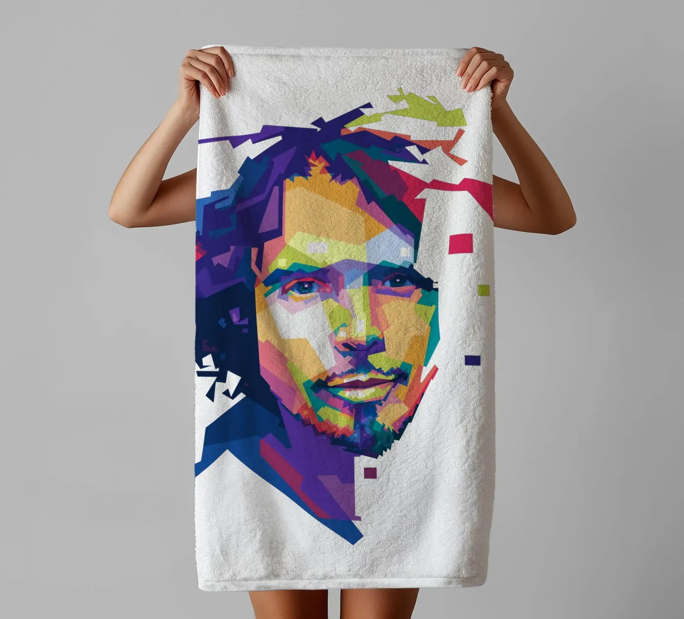 De Stem badhanddoek van Alkahfsmart
