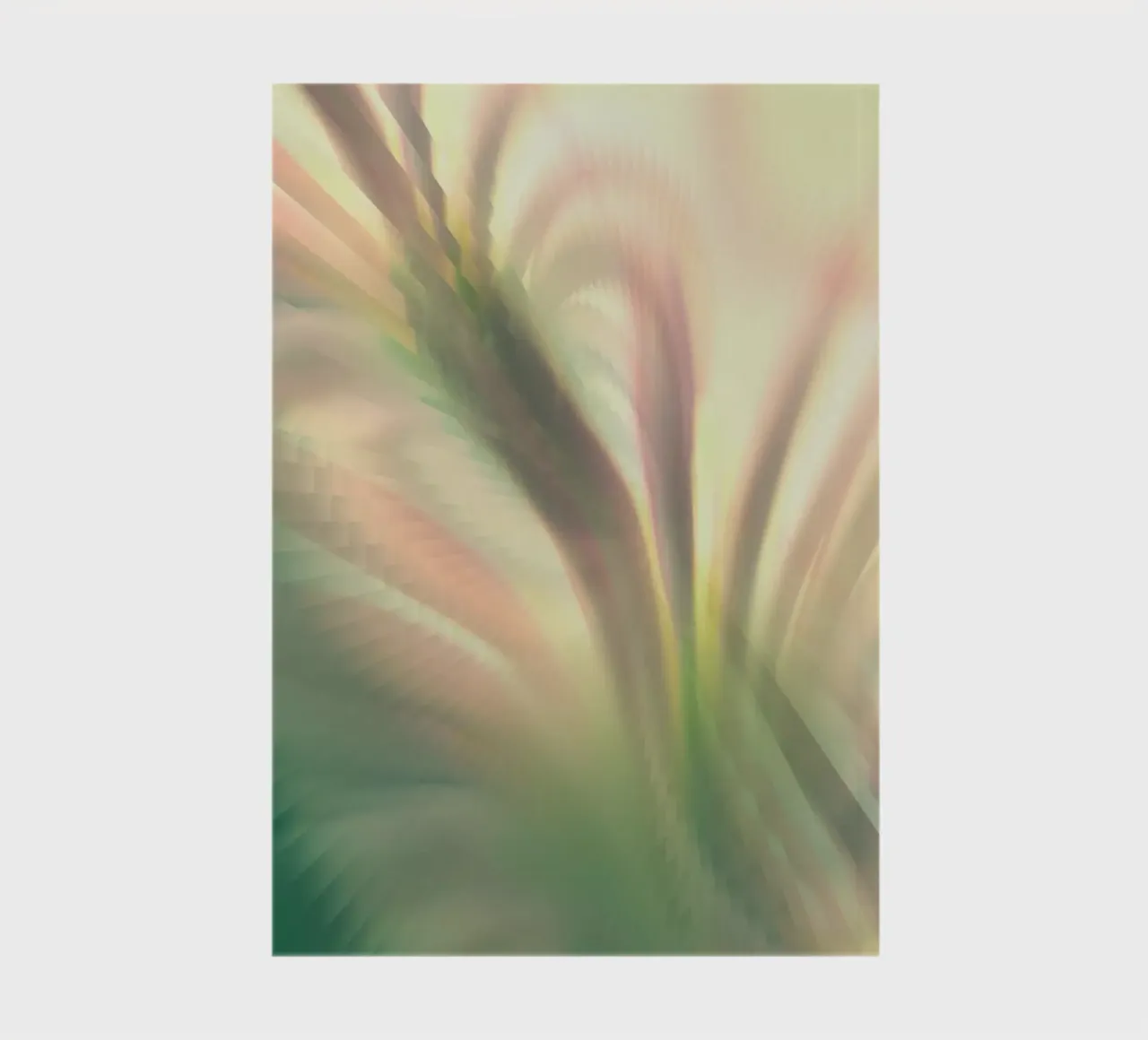 Abstract dynamic pattern in pink, white and green. notebook by Something for you