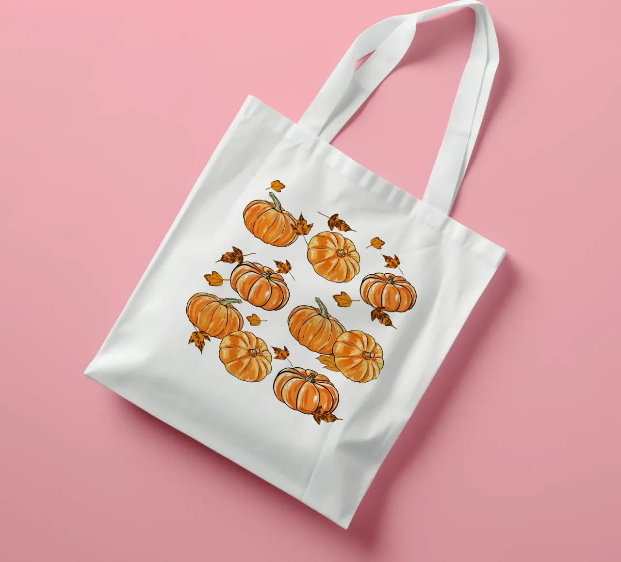 Zucche d'autunno borsa in juta da EDMPROJECT