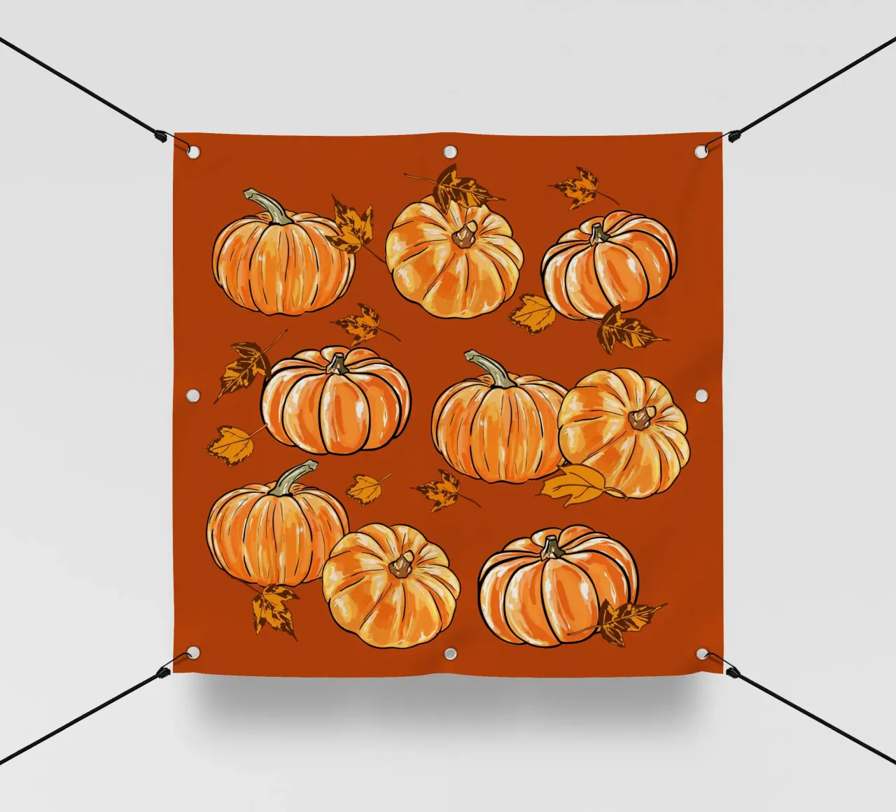 Zucche d'autunno telo in pvc da EDMPROJECT