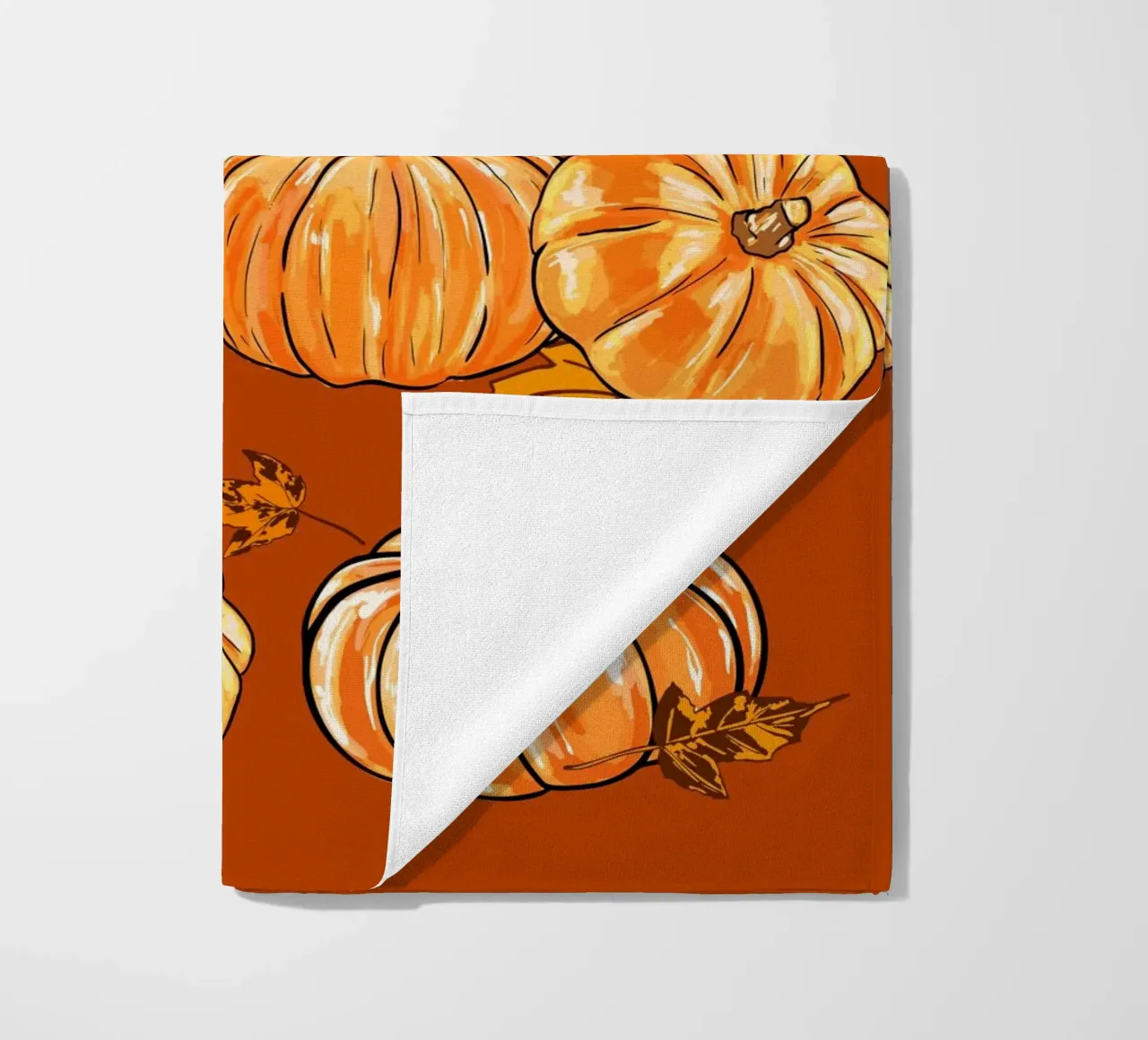 Zucche d'autunno telo mare da EDMPROJECT