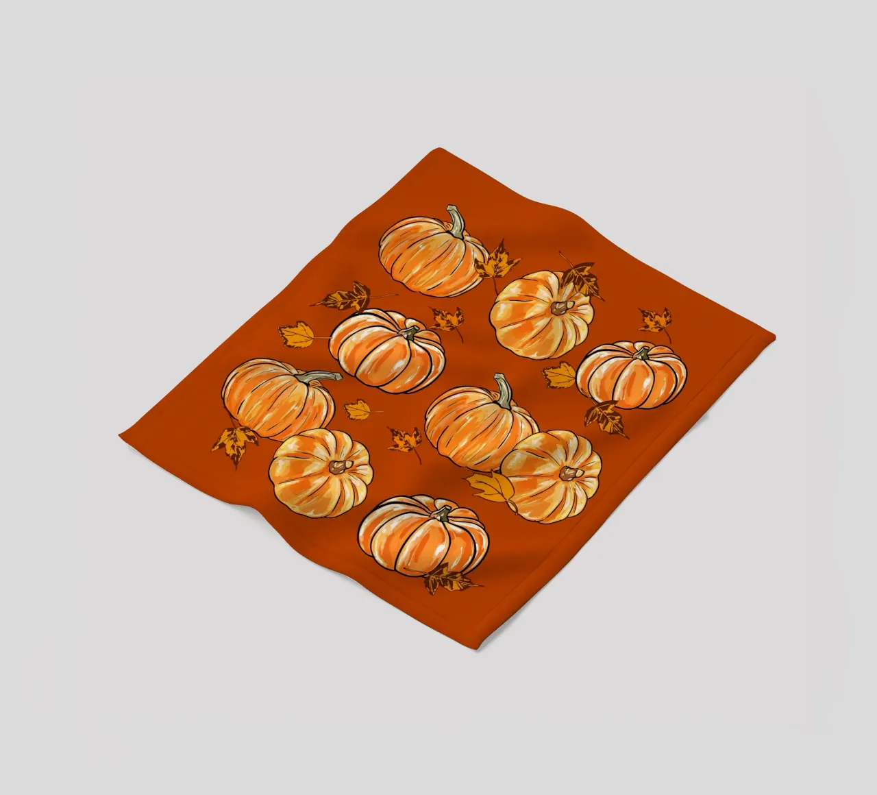 Zucche d'autunno coperta in pile da EDMPROJECT