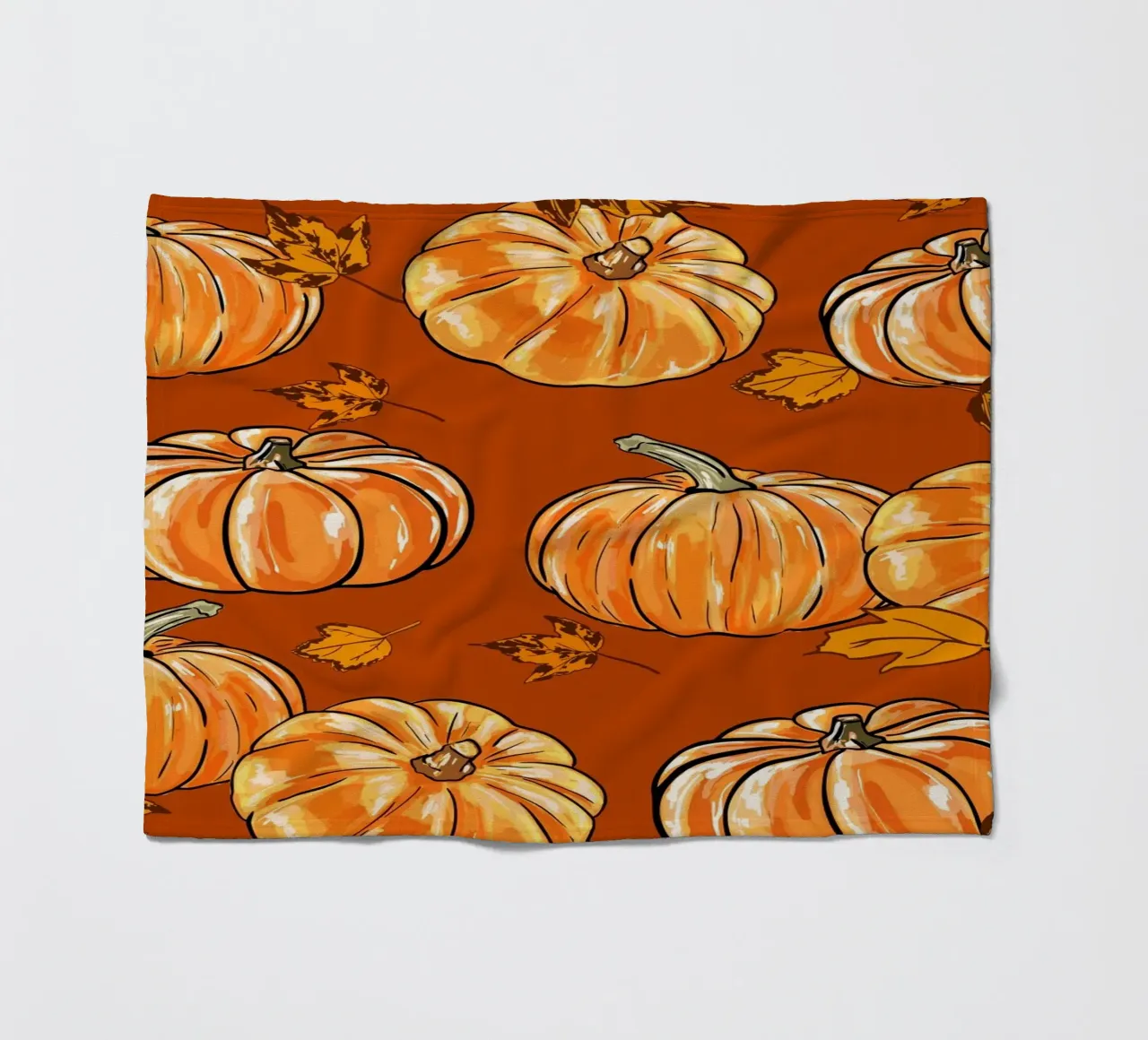 Zucche d'autunno coperta in pile da EDMPROJECT