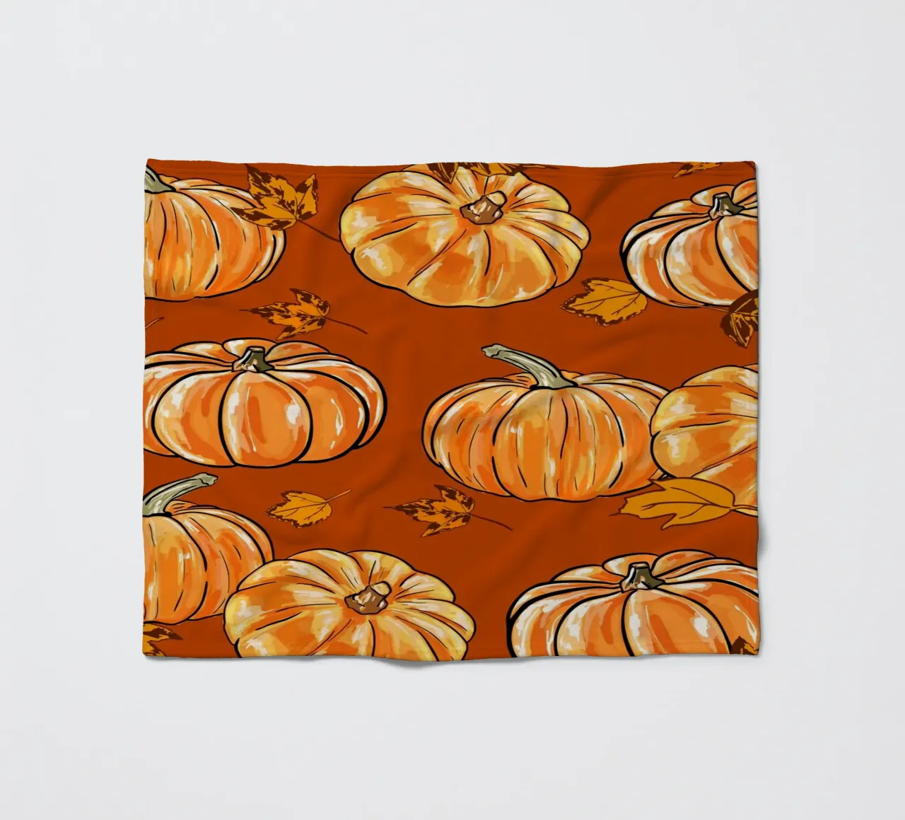 Zucche d'autunno coperta in pile da EDMPROJECT
