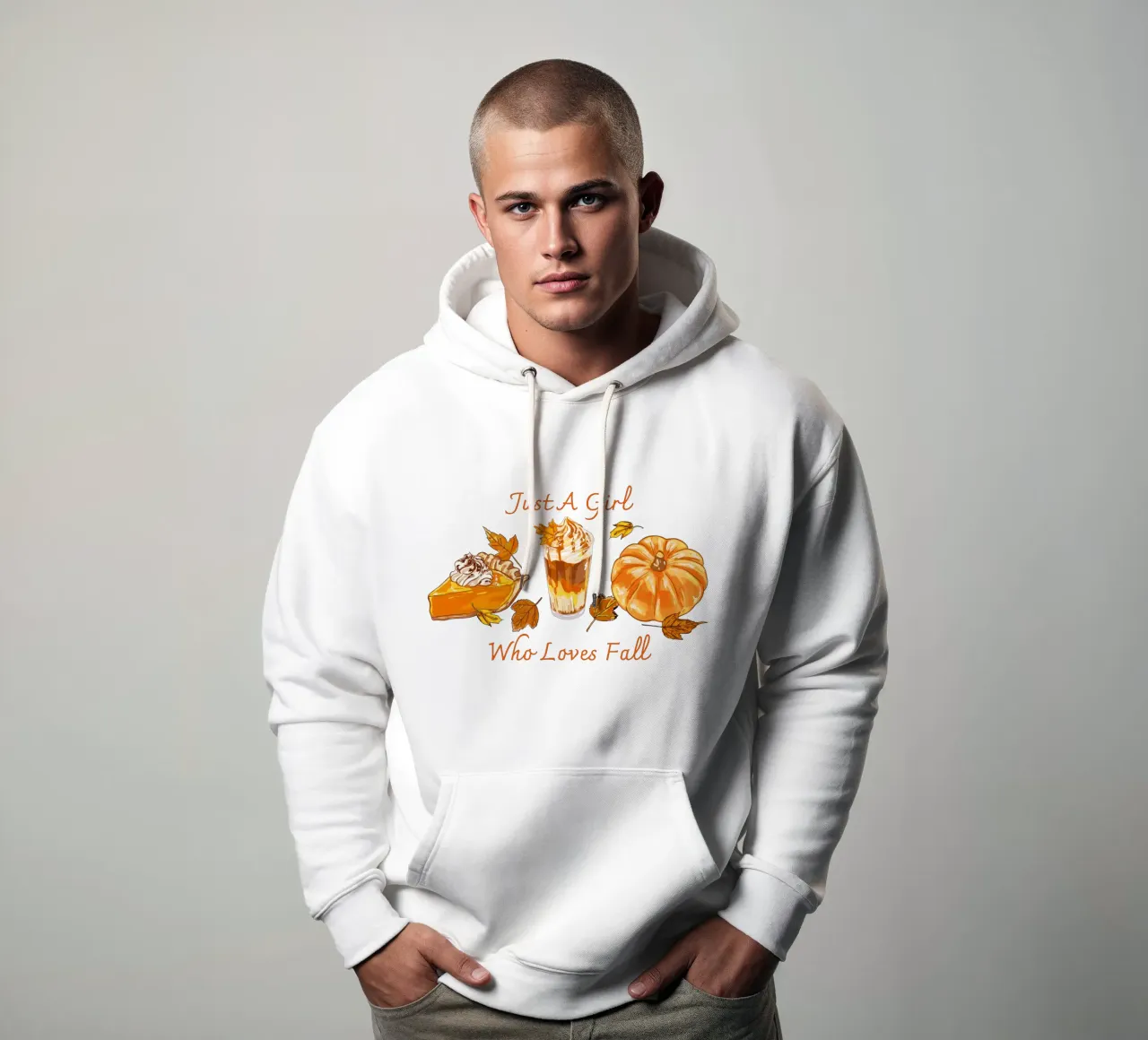 Solo una ragazza che ama l'autunno felpa con cappuccio da EDMPROJECT