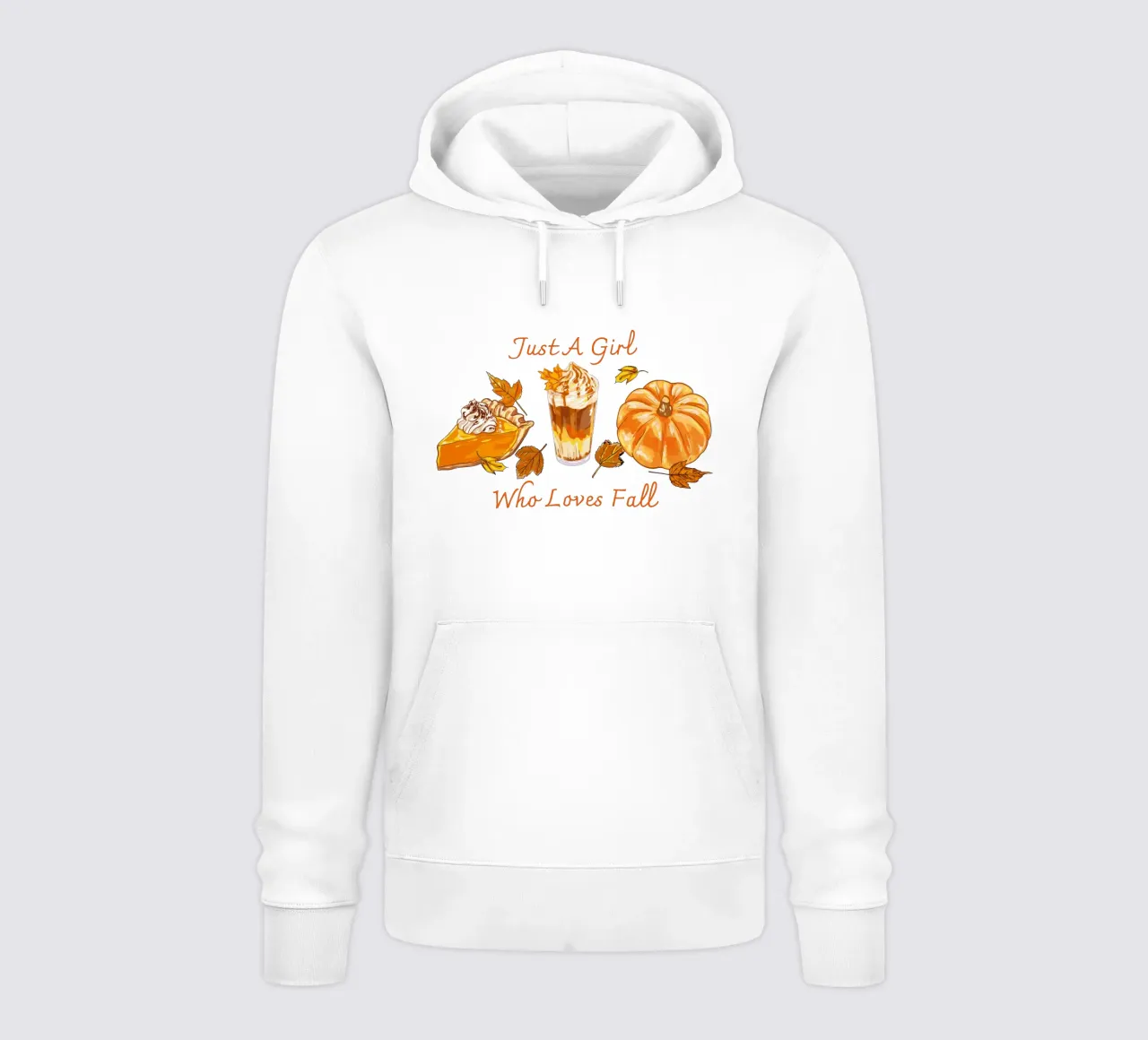 Solo una ragazza che ama l'autunno felpa con cappuccio da EDMPROJECT
