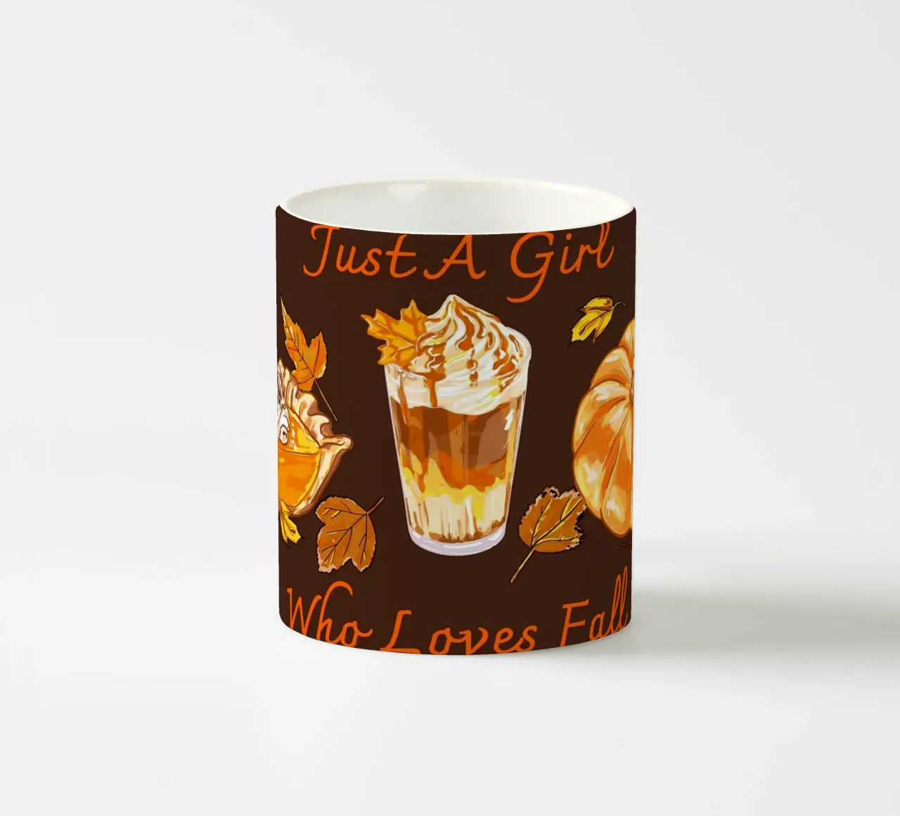 Solo una ragazza che ama l'autunno tazza in ceramica da EDMPROJECT