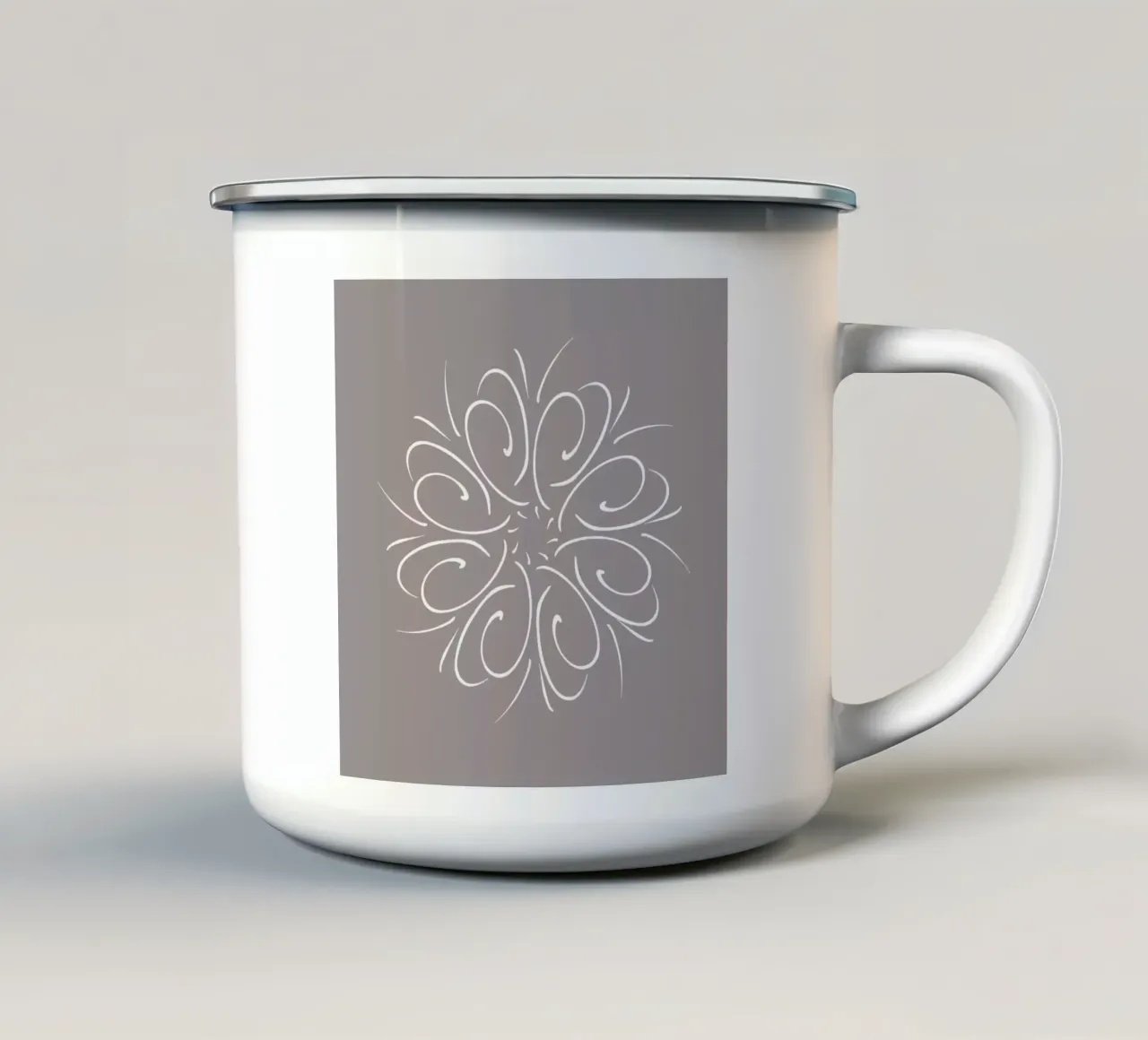 Elements Seasons | Air Wind Autumn | Abstract Illustration tazza in smalto da sabidussi