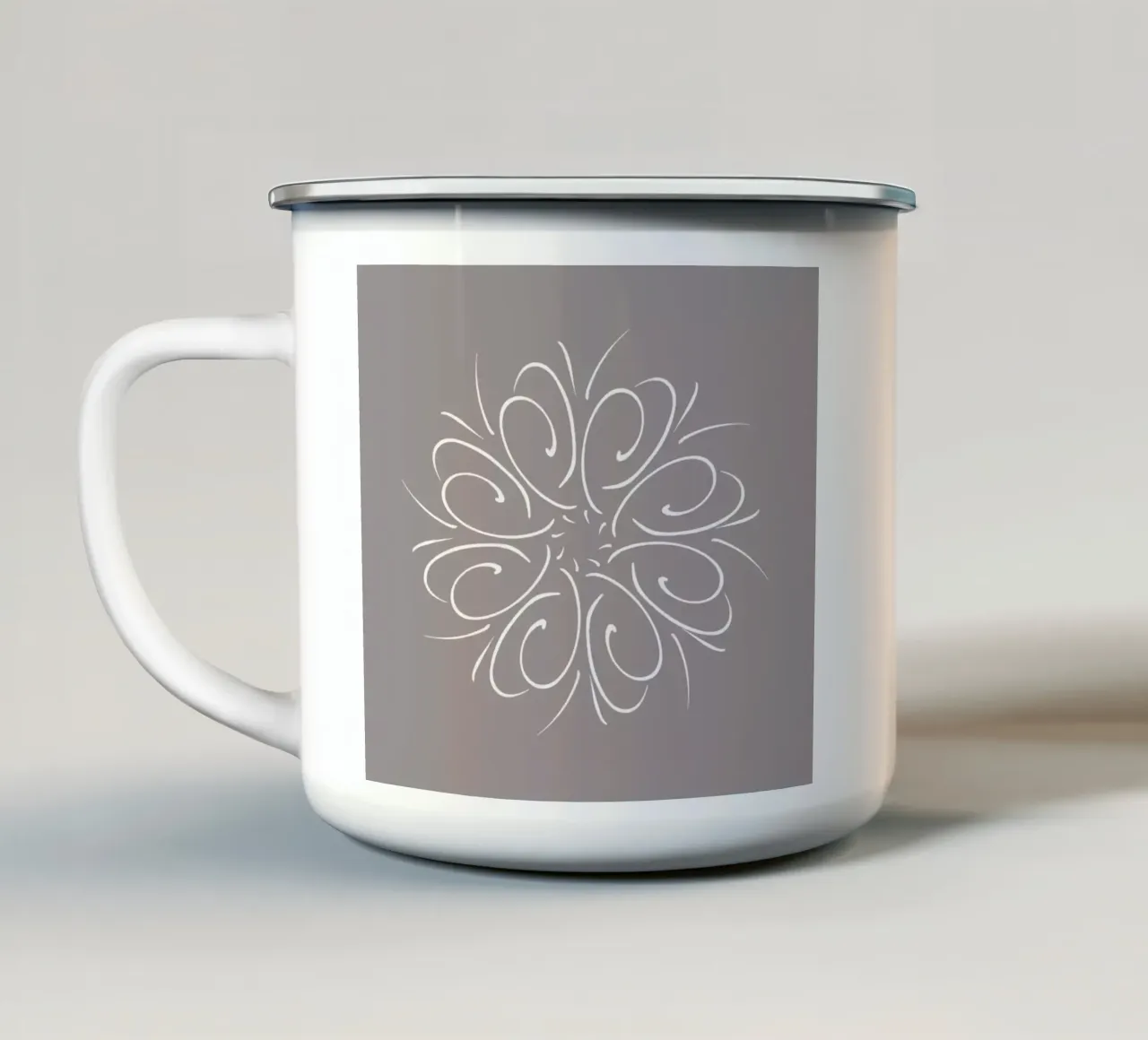 Elements Seasons | Air Wind Autumn | Abstract Illustration tazza in smalto da sabidussi