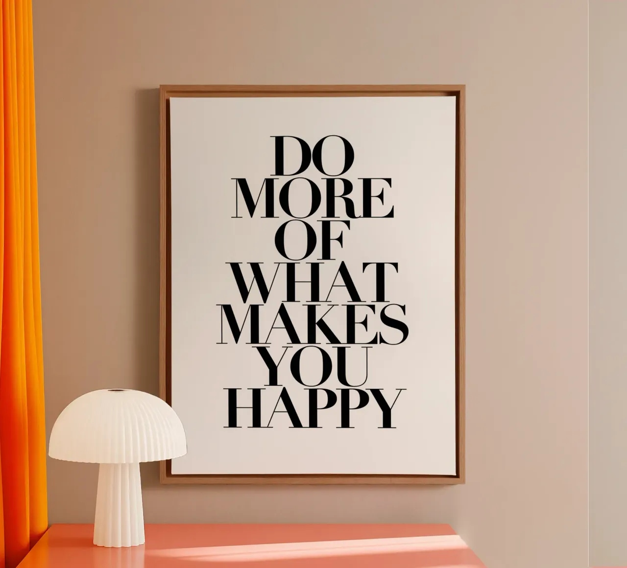 Do more of what makes you happy canvas by Rossa Sandra