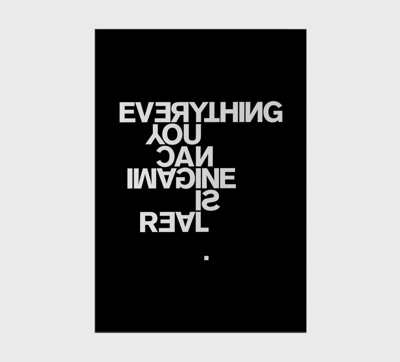 Everything You Can Imagine Is Real notebook by Rossa Sandra
