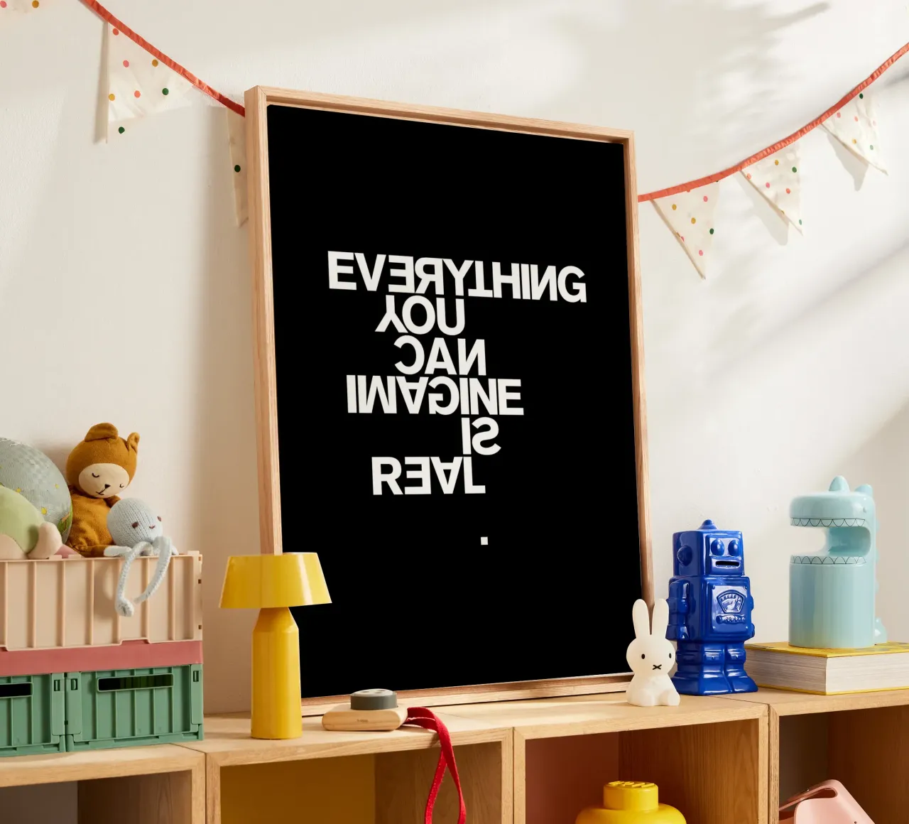 Everything You Can Imagine Is Real canvas by Rossa Sandra